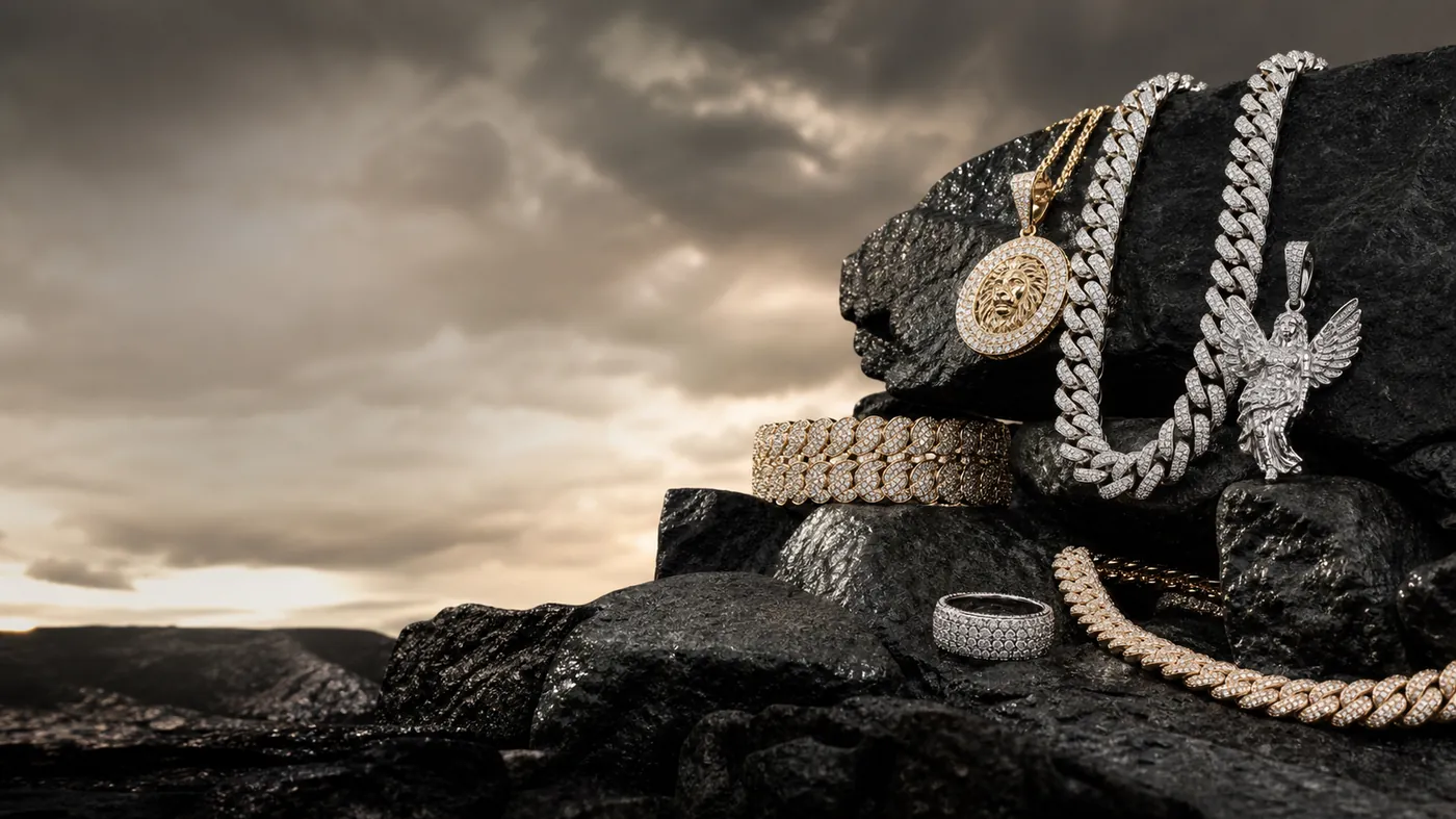 Distinctive jewelry ecommerce concept